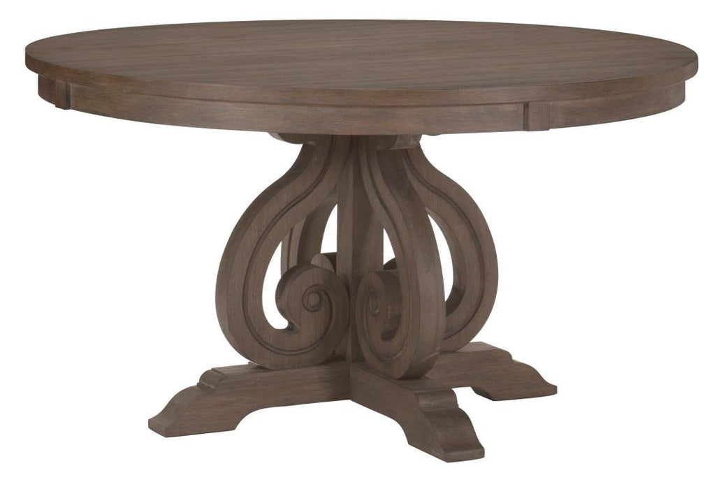 Toulon  Round Dining Table in Dark Pewter 5438-54* - Jax Mattress (Jacksonville, FL)