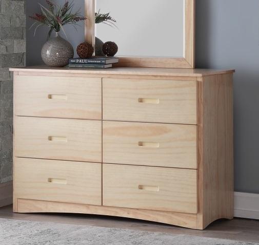 Bartly 6 Drawer Dresser in Natural B2043-5 - Jax Mattress (Jacksonville, FL)