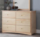Bartly 6 Drawer Dresser in Natural B2043-5 - Jax Mattress (Jacksonville, FL)