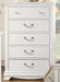 Lucida 5 Drawer Chest in White 2039W-9 - Jax Mattress (Jacksonville, FL)