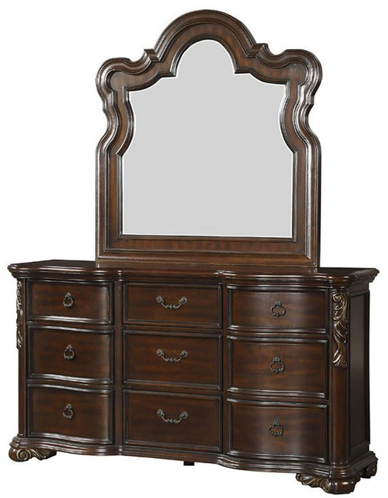 Royal Highlands Mirror in Rich Cherry 1603-6 - Jax Mattress (Jacksonville, FL)