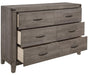 Woodrow 6 Drawer Dresser in Gray 2042-5 - Jax Mattress (Jacksonville, FL)