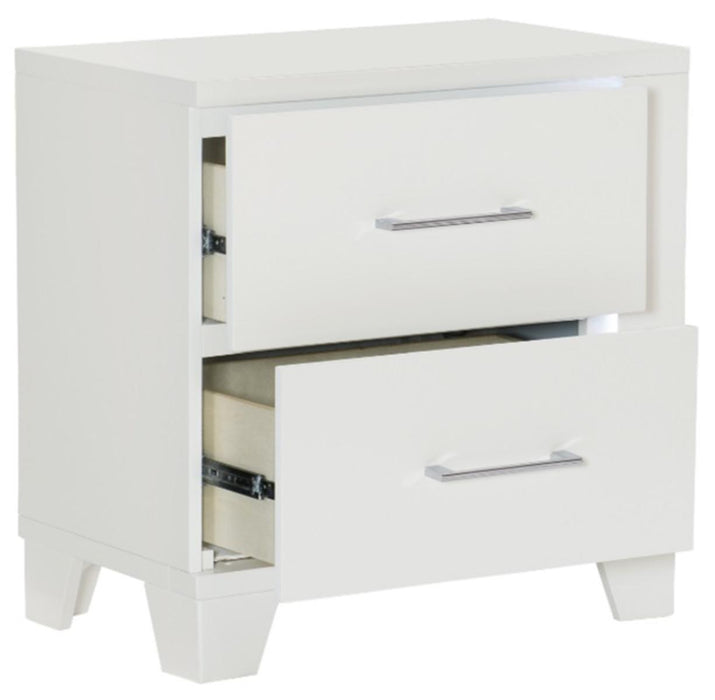 Kerren Nightstand in White 1678W-4 - Jax Mattress (Jacksonville, FL)
