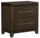 Griggs Nightstand in Dark Brown 1669-4 - Jax Mattress (Jacksonville, FL)