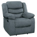 Discus Double Reclining Chair in Gray 9526GY-1 - Jax Mattress (Jacksonville, FL)