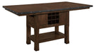 Schleiger Counter Height Dining Table in Dark Brown 5400-36XL* - Jax Mattress (Jacksonville, FL)