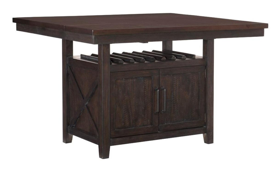 Oxton Counter Height Table in Dark Cherry 5655-36* - Jax Mattress (Jacksonville, FL)