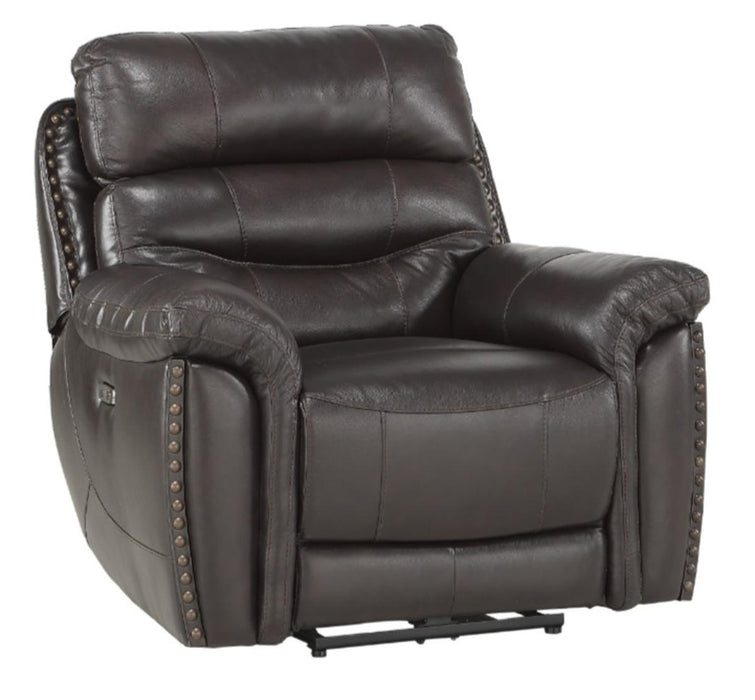 Lance Power Reclining Chair with Power Headrest and USB Port in Brown 9527BRW-1PWH - Jax Mattress (Jacksonville, FL)