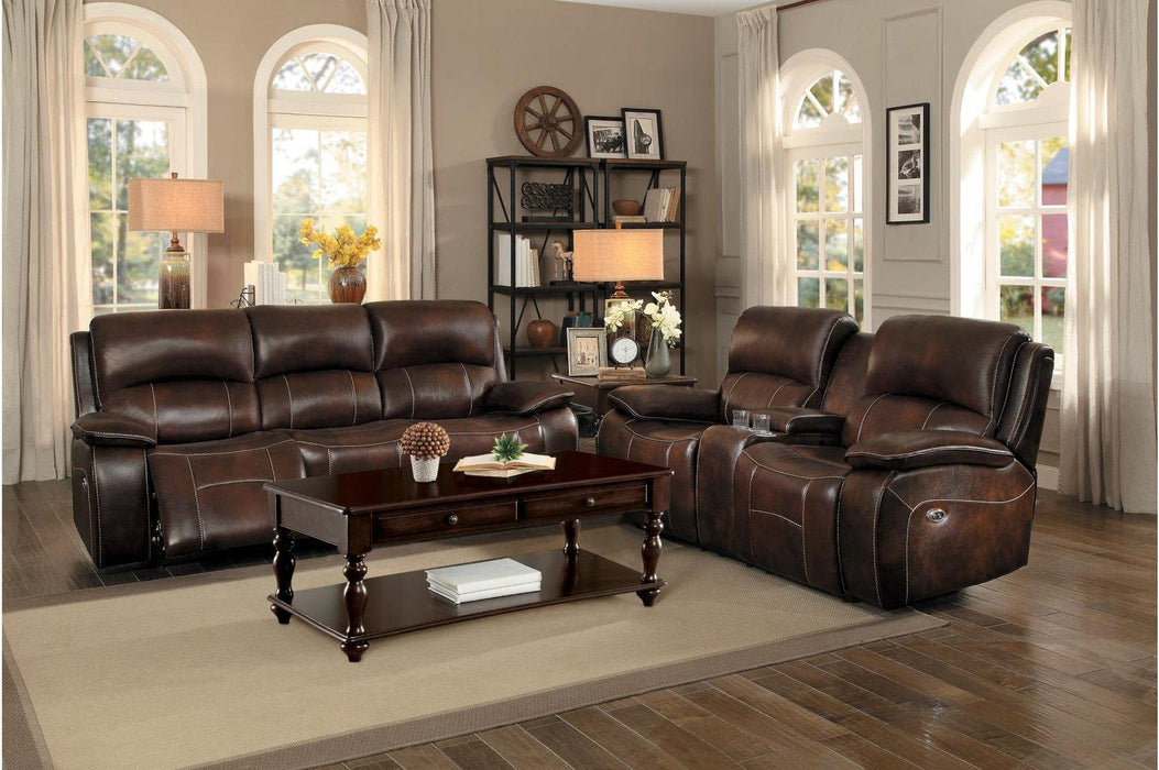 Mahala Double Reclining Loveseat in Brown 8200BRW-2 - Jax Mattress (Jacksonville, FL)