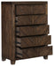 Parnell Chest in Rustic Cherry 1648-9 - Jax Mattress (Jacksonville, FL)