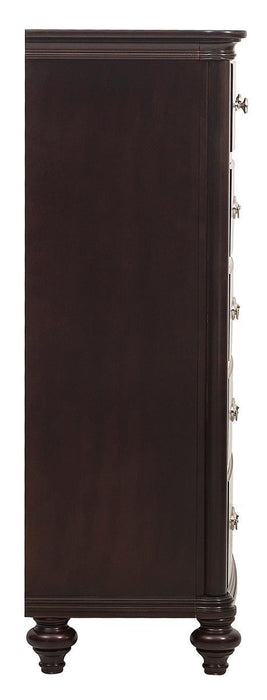 Marston 5 Drawer Chest in Dark Cherry 2615DC-9 - Jax Mattress (Jacksonville, FL)
