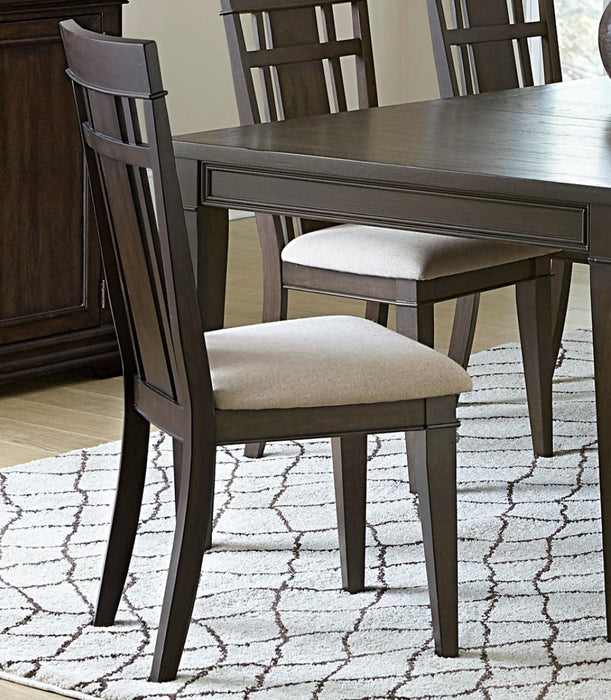 Makah Side Chair in Dark Brown (Set of 2) - Jax Mattress (Jacksonville, FL)