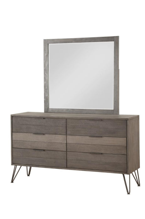 Urbanite Dresser in Tri-tone Gray 1604-5 - Jax Mattress (Jacksonville, FL)