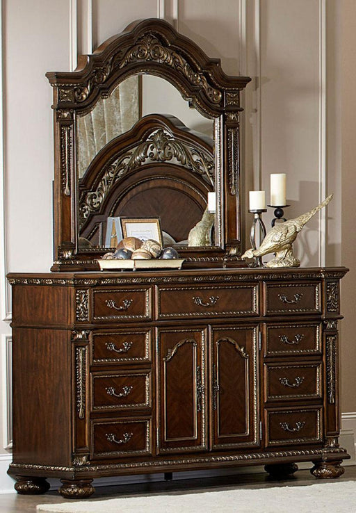 Catalonia 9 Drawer Dresser in Cherry 1824-5 - Jax Mattress (Jacksonville, FL)