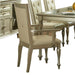 Celandine Arm Chair in Silver (Set of 2) - Jax Mattress (Jacksonville, FL)