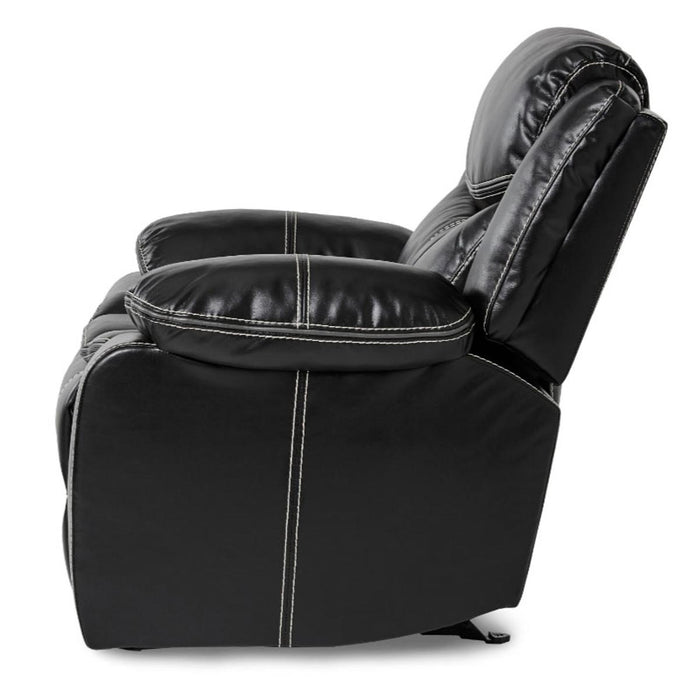 Bastrop Glider Reclining Chair in Black 8230BLK-1 - Jax Mattress (Jacksonville, FL)