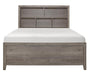 Woodrow Queen Platform Bed in Gray 2042NB-1* - Jax Mattress (Jacksonville, FL)