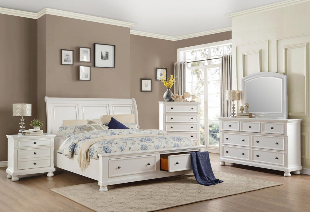 Laurelin 5 Drawer Chest in White 1714W-9 - Jax Mattress (Jacksonville, FL)