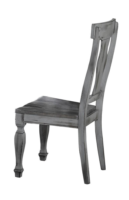 Fulbright Side Chair in Gray (Set of 2) - Jax Mattress (Jacksonville, FL)