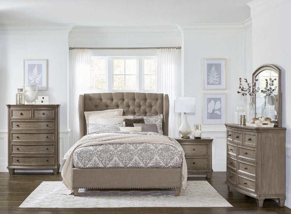 Vermillion Nightstand in Gray 5442-4 - Jax Mattress (Jacksonville, FL)