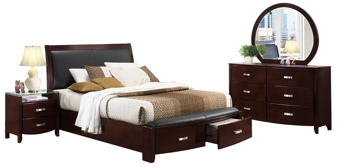 Lyric 6 Drawer Dresser in Dark Espresso 1737NC-5 - Jax Mattress (Jacksonville, FL)