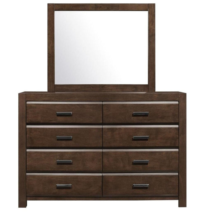 Erwan Mirror in Dark Walnut 1961-6 - Jax Mattress (Jacksonville, FL)