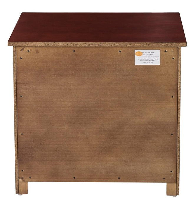 Rowe 1 Drawer Night Stand in Dark Cherry B2013DC-4 - Jax Mattress (Jacksonville, FL)