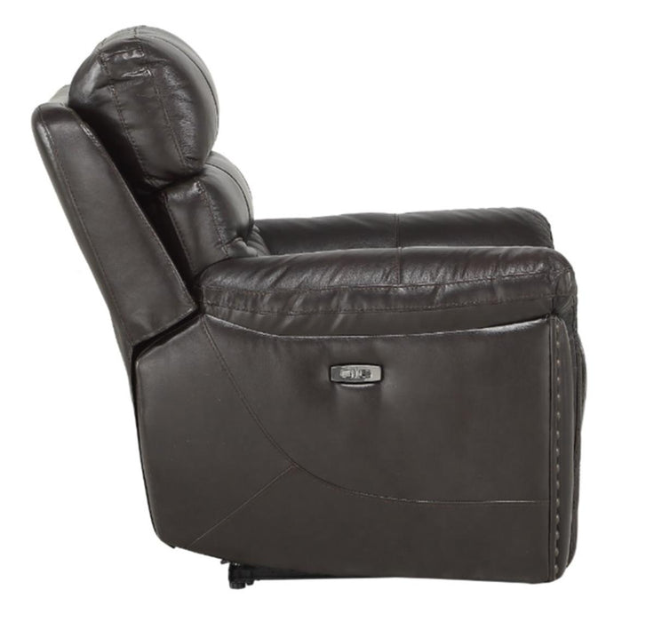 Lance Power Reclining Chair with Power Headrest and USB Port in Brown 9527BRW-1PWH - Jax Mattress (Jacksonville, FL)
