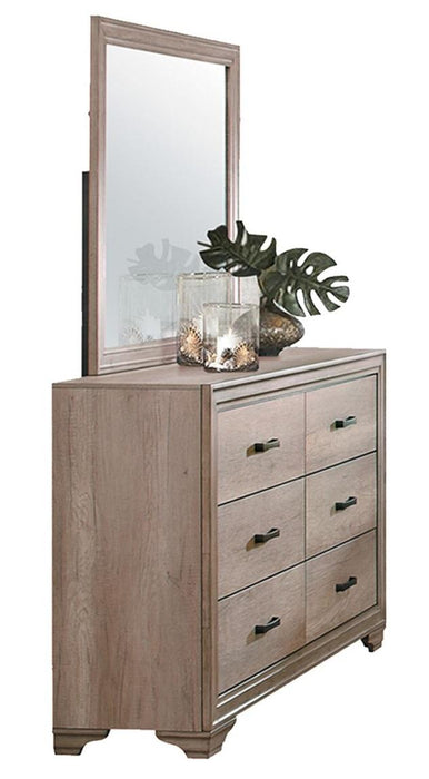 Lonan 6 Drawer Dresser in Natural 1955-5 - Jax Mattress (Jacksonville, FL)