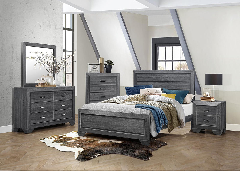Beechnut 6 Drawer Dresser in Gray 1904GY-5 - Jax Mattress (Jacksonville, FL)