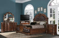 Antoinetta Mirror in Warm Cherry 1919-6 - Jax Mattress (Jacksonville, FL)