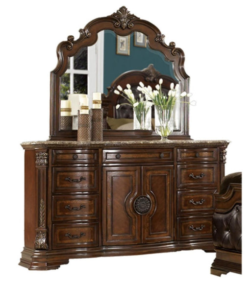 Antoinetta Dresser in Warm Cherry 1919-5 - Jax Mattress (Jacksonville, FL)