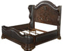 Royal Highlands Queen Upholstered Panel Bed in Rich Cherry 1603-1 - Jax Mattress (Jacksonville, FL)