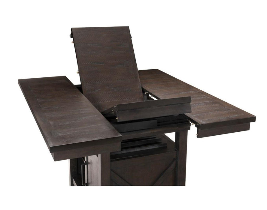 Oxton Counter Height Table in Dark Cherry 5655-36* - Jax Mattress (Jacksonville, FL)