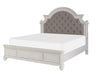 Baylesford Queen Upholstered Panel Bed in Antique White 1624W-1* - Jax Mattress (Jacksonville, FL)