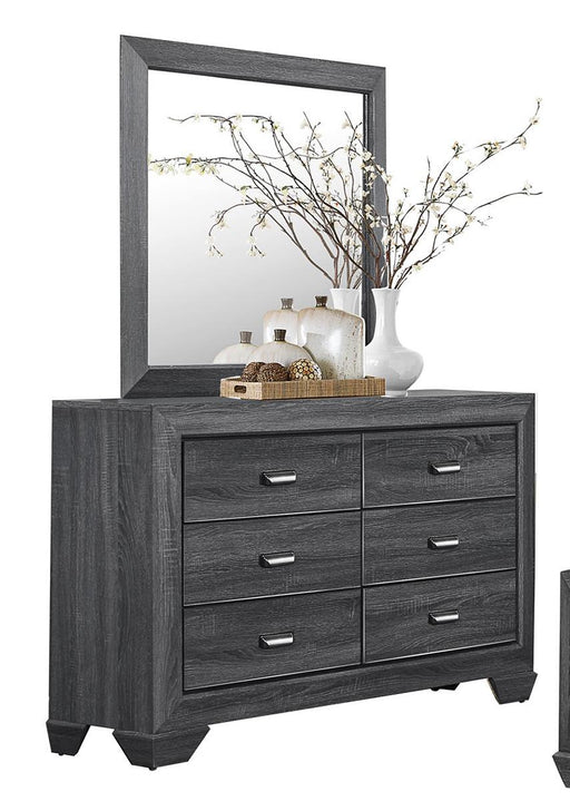 Beechnut 6 Drawer Dresser in Gray 1904GY-5 - Jax Mattress (Jacksonville, FL)