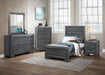 Beechnut Twin Bed in Gray 1904TGY-1 - Jax Mattress (Jacksonville, FL)