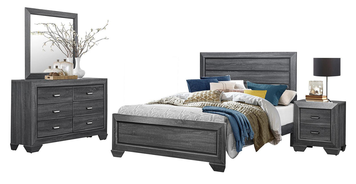 Beechnut 2 Drawer Nightstand in Gray 1904GY-4 - Jax Mattress (Jacksonville, FL)