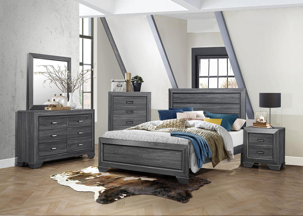Beechnut 5 Drawer Chest in Gray 1904GY-9 - Jax Mattress (Jacksonville, FL)