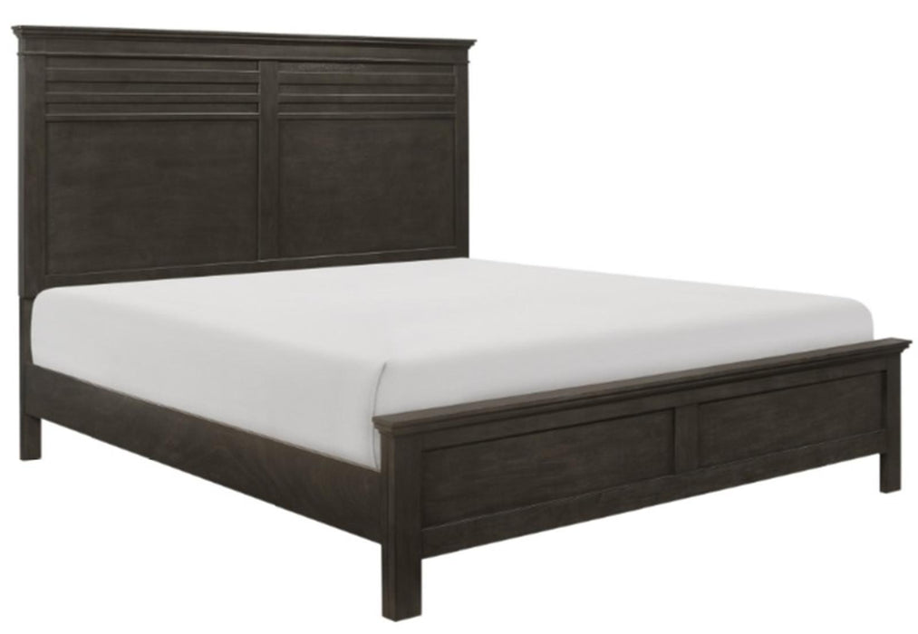 Blaire Farm Full Panel Bed in Saddle Brown Wood 1675F-1* - Jax Mattress (Jacksonville, FL)