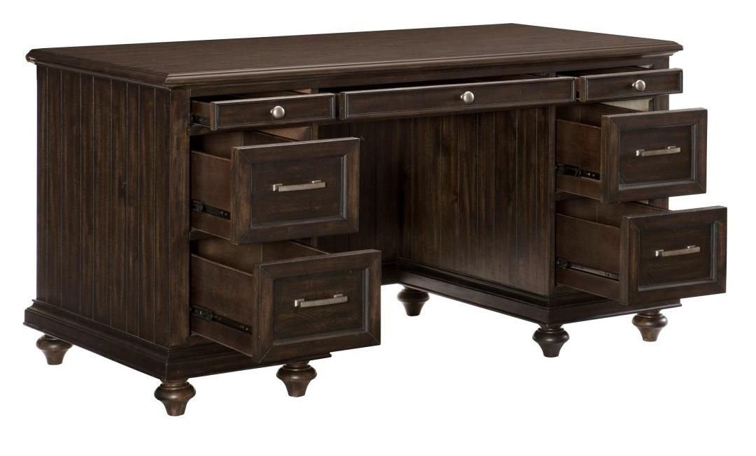 Cardano Executive Desk in Charcoal 1689-17 - Jax Mattress (Jacksonville, FL)