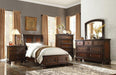 Cumberland Full Sleigh Platform Bed with Footboard Storage in Brown Cherry 2159F-1* - Jax Mattress (Jacksonville, FL)