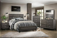 Davi Queen Panel Bed in Gray 1645-1* - Jax Mattress (Jacksonville, FL)