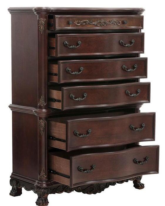 Deryn Park 6 Drawer Chest in Cherry 2243-9 - Jax Mattress (Jacksonville, FL)