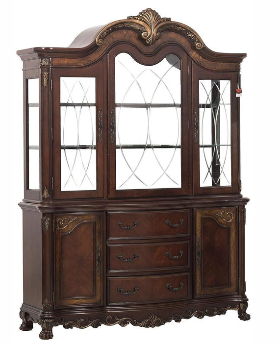 Deryn Park Buffet and Hutch in Dark Cherry 2243-50* - Jax Mattress (Jacksonville, FL)