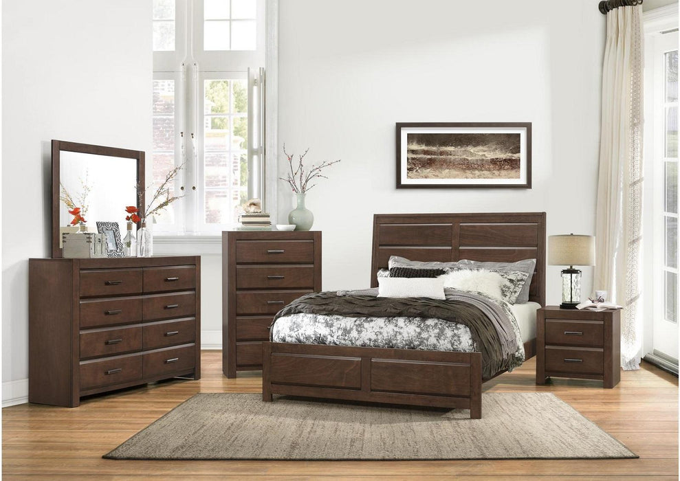 Erwan 8 Drawer Dresser in Dark Walnut 1961-5 - Jax Mattress (Jacksonville, FL)