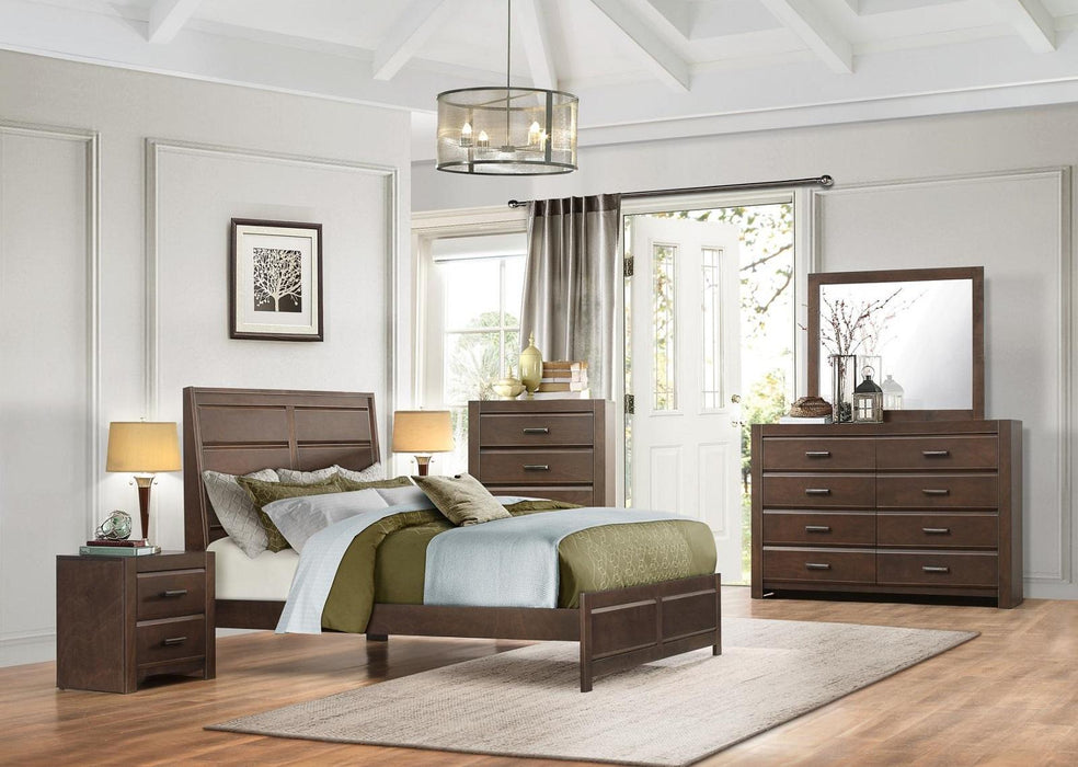 Erwan 5 Drawer Chest in Dark Walnut 1961-9 - Jax Mattress (Jacksonville, FL)