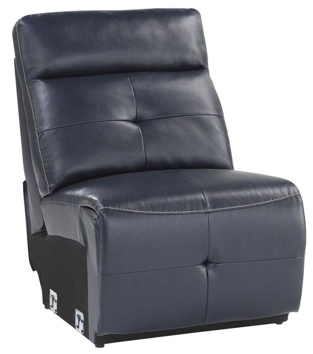 Avenue Armless Chair in Navy 9469NVB-AC - Jax Mattress (Jacksonville, FL)