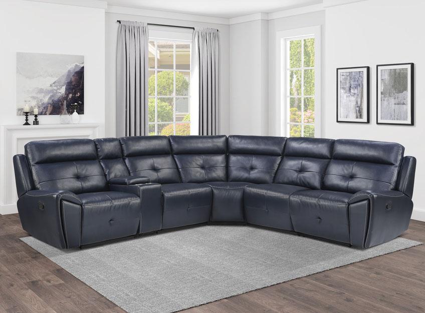Avenue Armless Chair in Navy 9469NVB-AC - Jax Mattress (Jacksonville, FL)