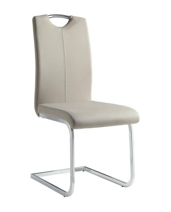 Glissand Side Chair in Chrome (Set of 2) - Jax Mattress (Jacksonville, FL)